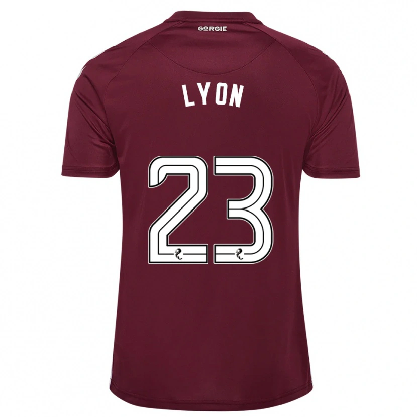 Danxen Niño Camiseta Jack Lyon #23 Borgoña Blanco 1ª Equipación 2025/26 La Camisa México
