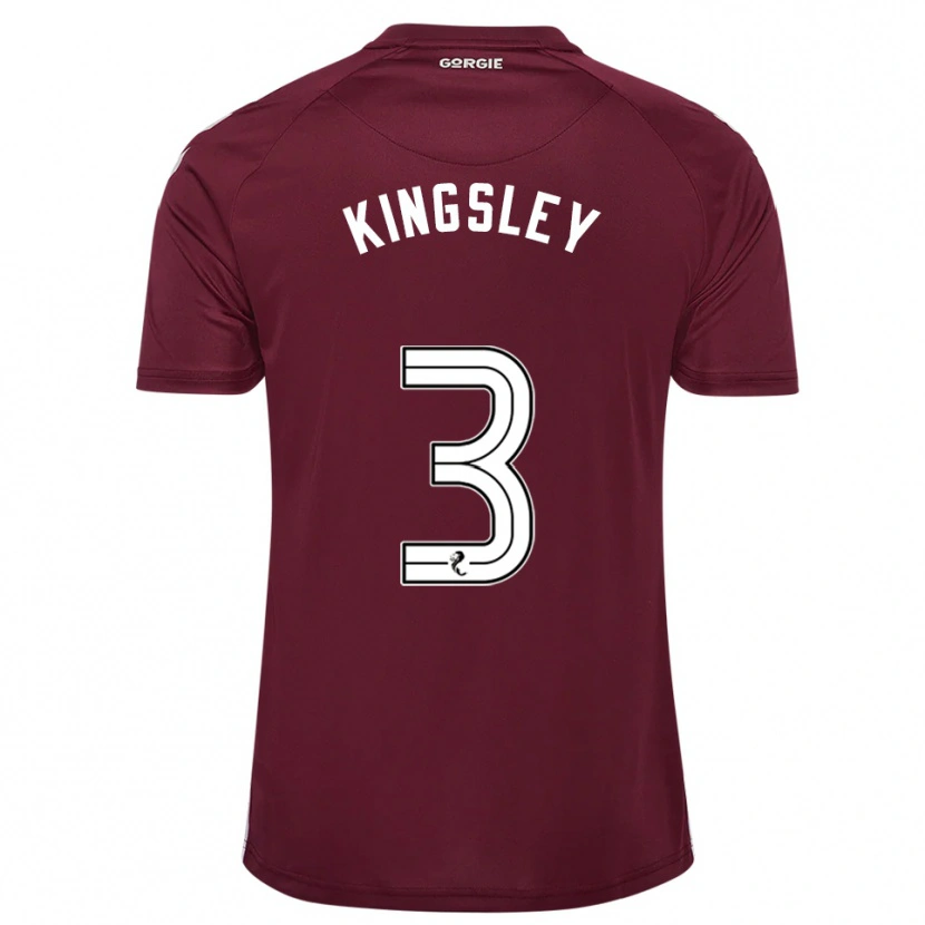 Danxen Niño Camiseta Stephen Kingsley #3 Borgoña Blanco 1ª Equipación 2025/26 La Camisa México
