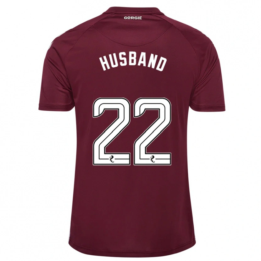 Danxen Niño Camiseta Jessica Husband #22 Borgoña Blanco 1ª Equipación 2025/26 La Camisa México