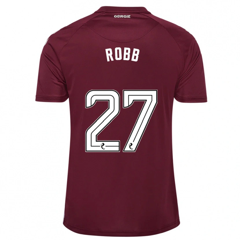 Danxen Niño Camiseta Callen Robb #27 Borgoña Blanco 1ª Equipación 2025/26 La Camisa México
