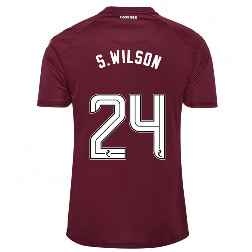 Danxen Niño Camiseta Stanley Wilson #24 Borgoña Blanco 1ª Equipación 2025/26 La Camisa México