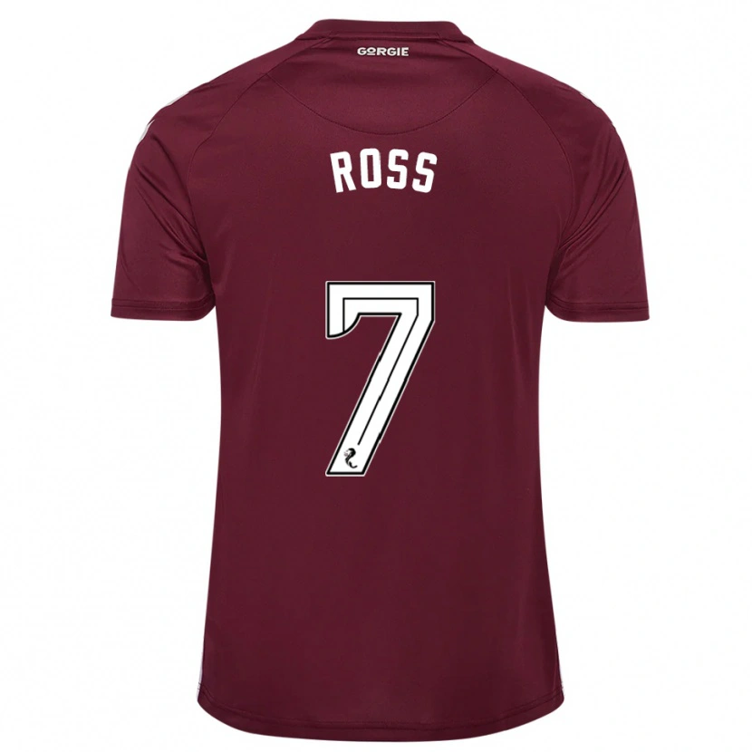 Danxen Niño Camiseta Mackenzie Ross #7 Borgoña Blanco 1ª Equipación 2025/26 La Camisa México