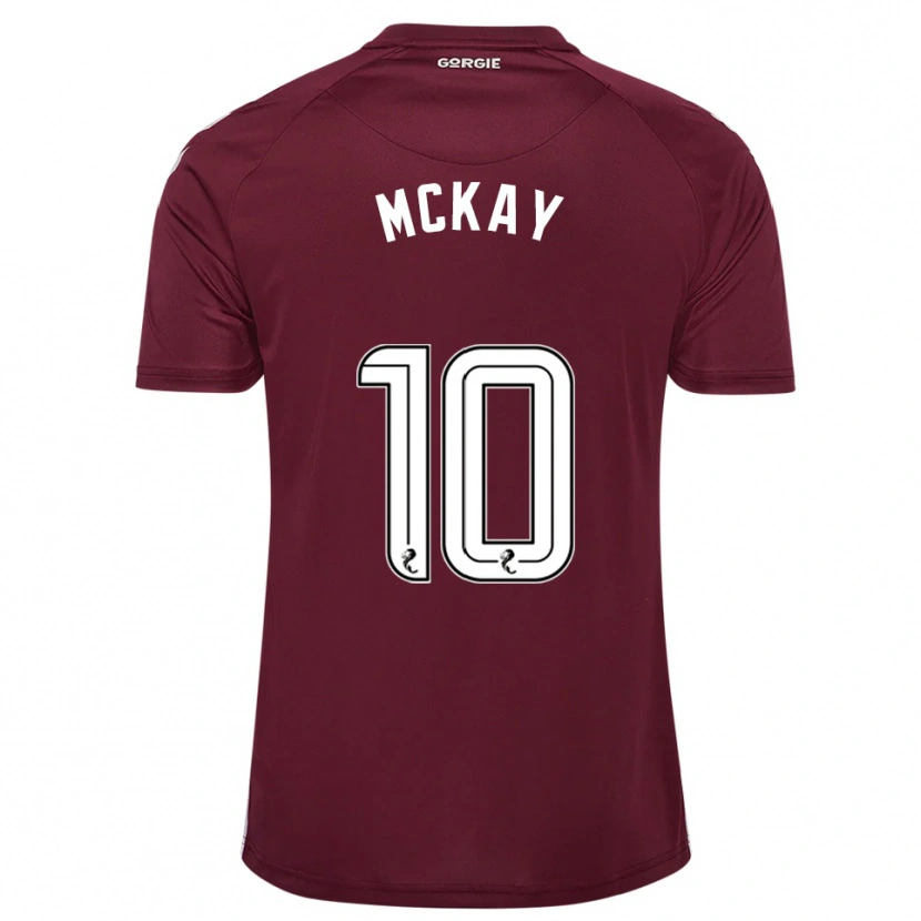 Danxen Niño Camiseta Barrie Mckay #10 Borgoña Blanco 1ª Equipación 2025/26 La Camisa México