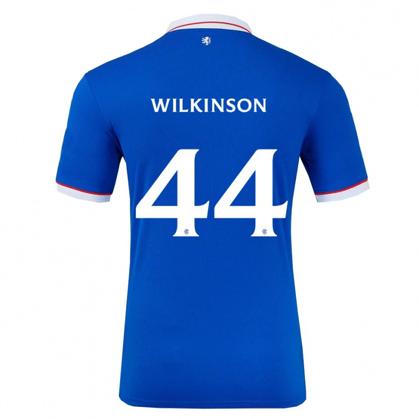 Danxen Niño Camiseta Katie Wilkinson #44 Azul Blanco 1ª Equipación 2025/26 La Camisa México