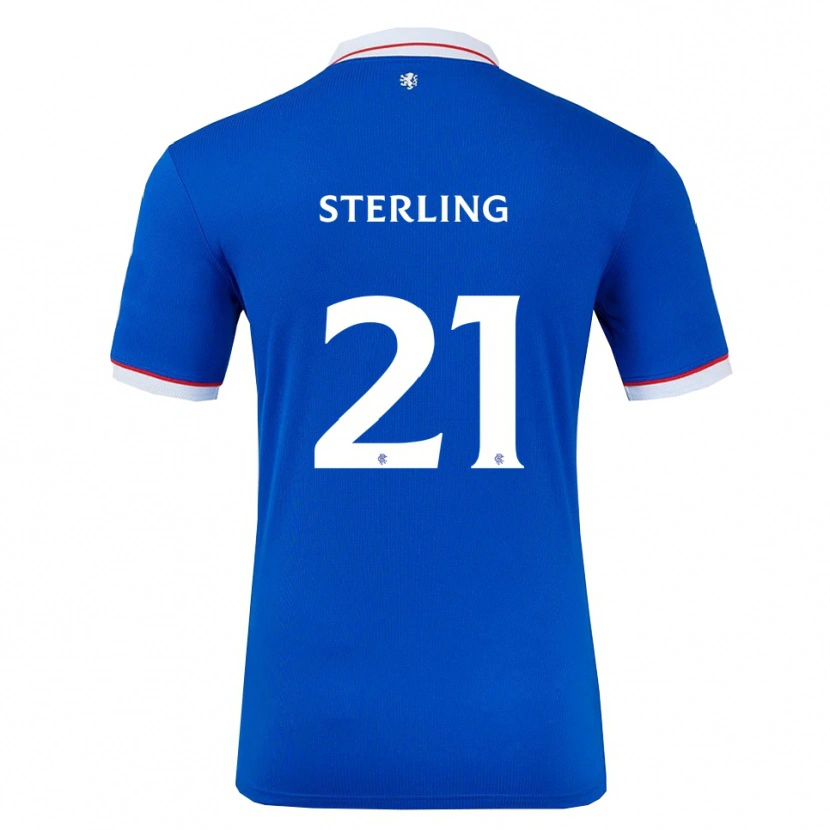 Danxen Niño Camiseta Dujon Sterling #21 Azul Blanco 1ª Equipación 2025/26 La Camisa México