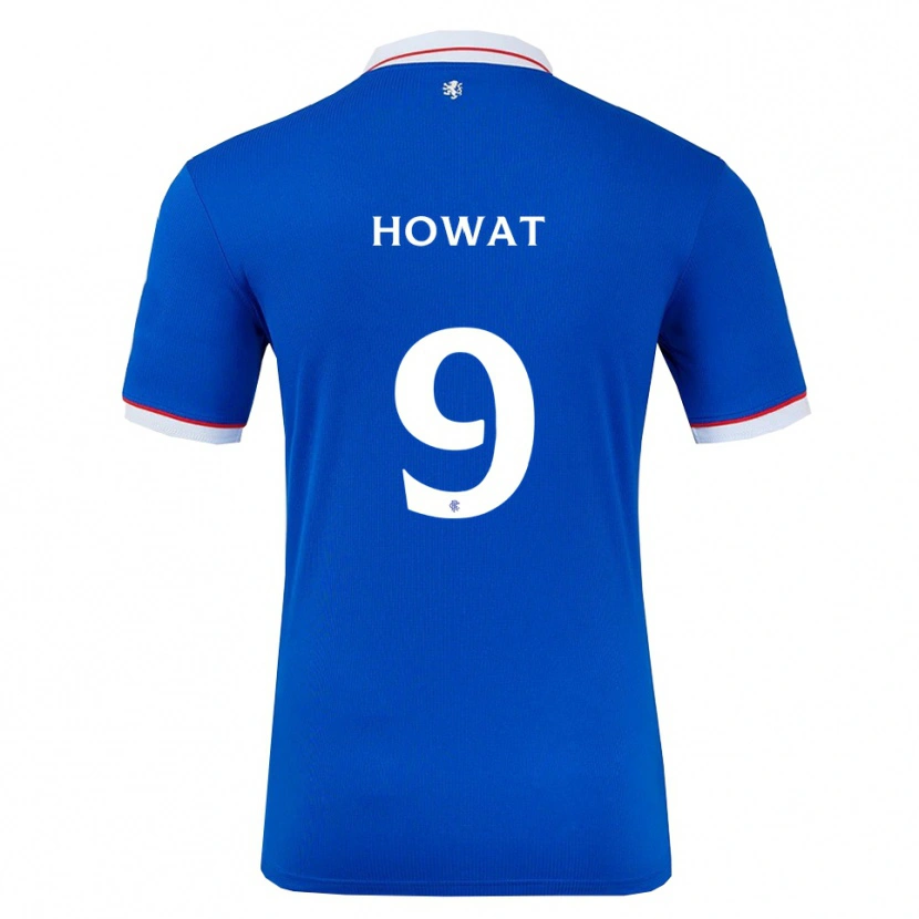 Danxen Niño Camiseta Kirsty Howat #9 Azul Blanco 1ª Equipación 2025/26 La Camisa México