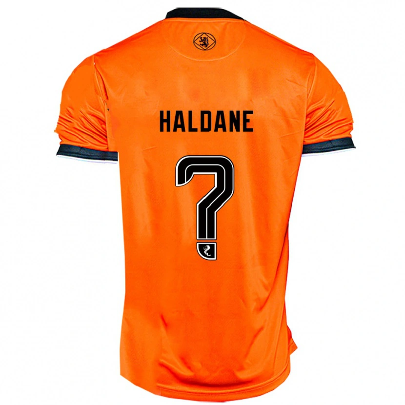 Danxen Niño Camiseta Lewis Haldane #0 Naranja Negro 1ª Equipación 2025/26 La Camisa México
