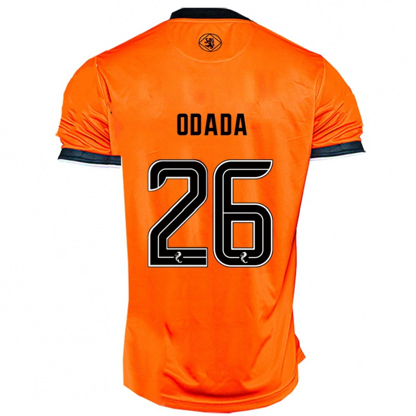 Danxen Niño Camiseta Richard Odada #26 Naranja Negro 1ª Equipación 2025/26 La Camisa México
