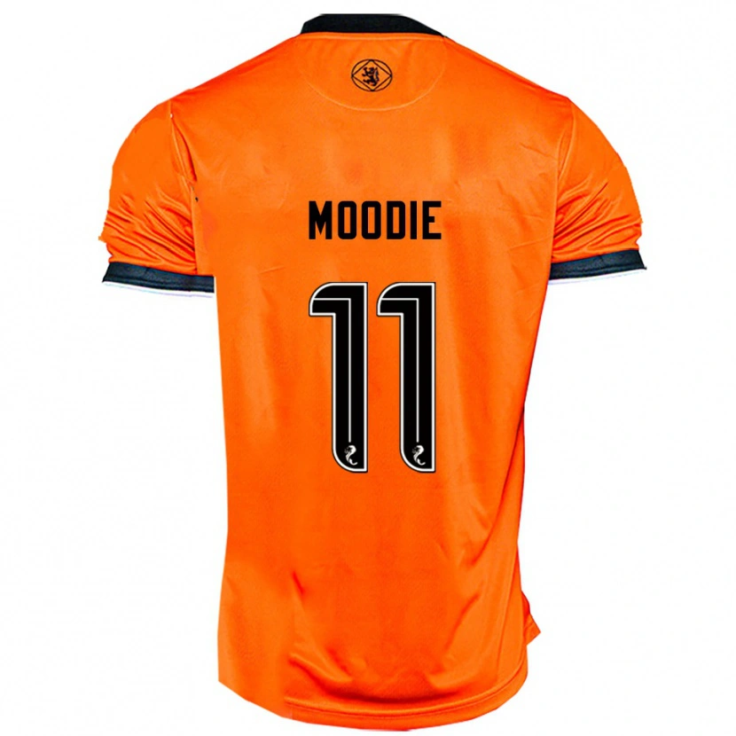 Danxen Niño Camiseta Alix Moodie #11 Naranja Negro 1ª Equipación 2025/26 La Camisa México
