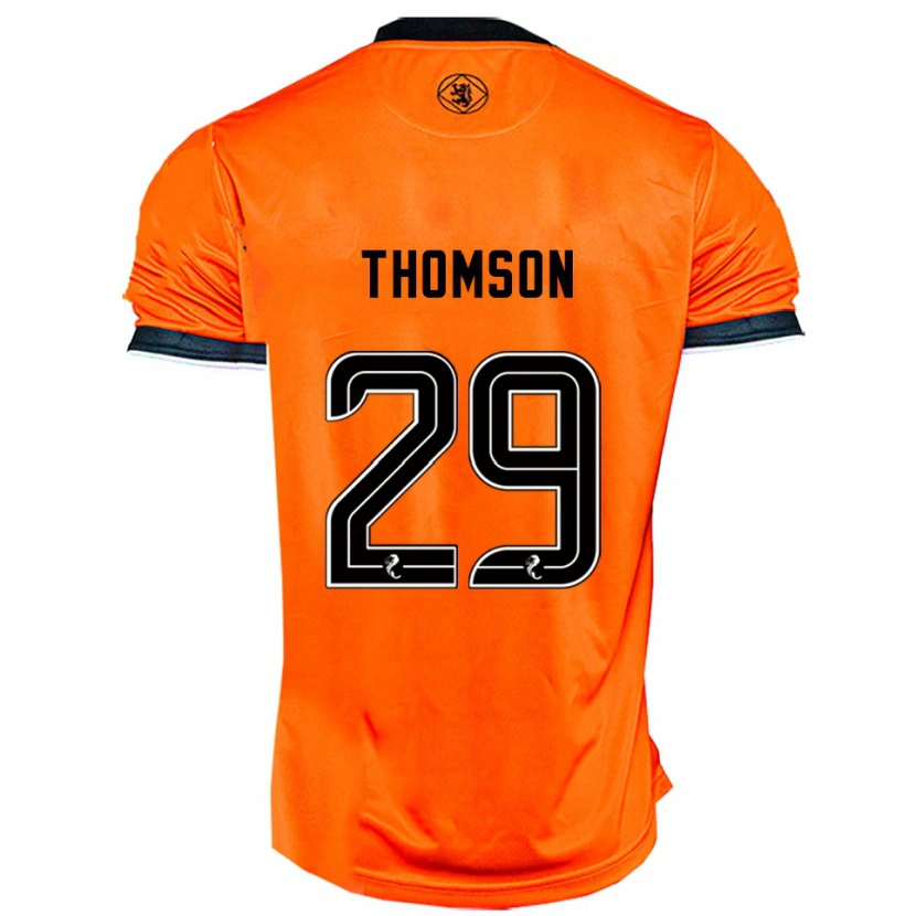 Danxen Niño Camiseta Miller Thomson #29 Naranja Negro 1ª Equipación 2025/26 La Camisa México