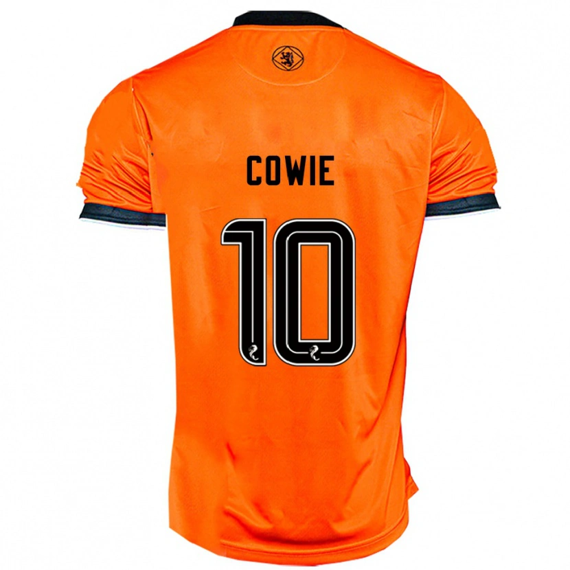 Danxen Niño Camiseta Ellie Cowie #10 Naranja Negro 1ª Equipación 2025/26 La Camisa México
