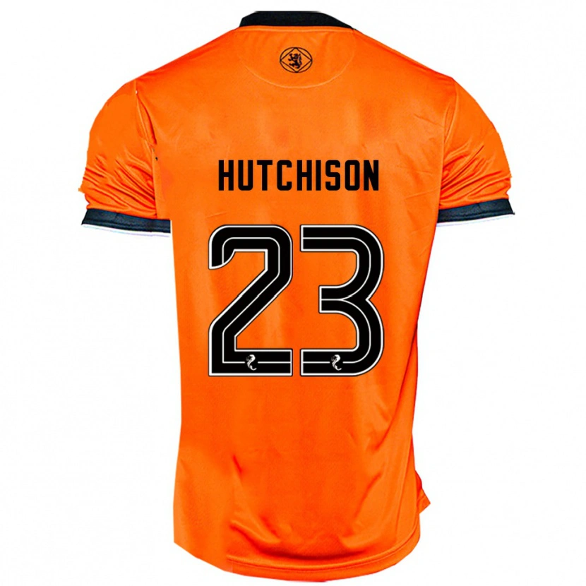 Danxen Niño Camiseta Daisy Hutchison #23 Naranja Negro 1ª Equipación 2025/26 La Camisa México