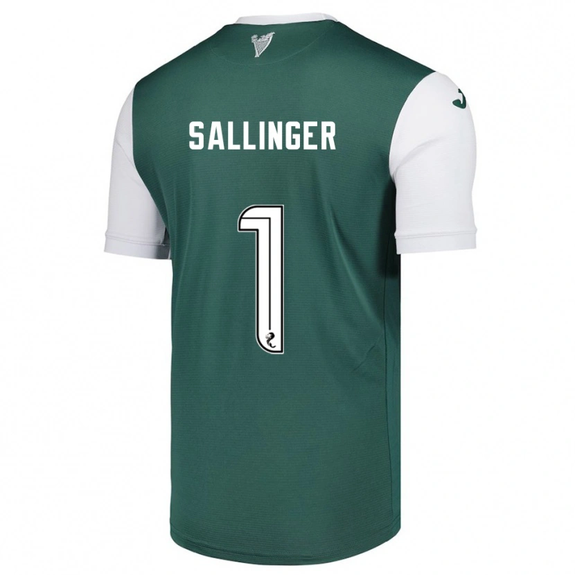 Danxen Niño Camiseta Raphael Sallinger #1 Verde Blanco 1ª Equipación 2025/26 La Camisa México