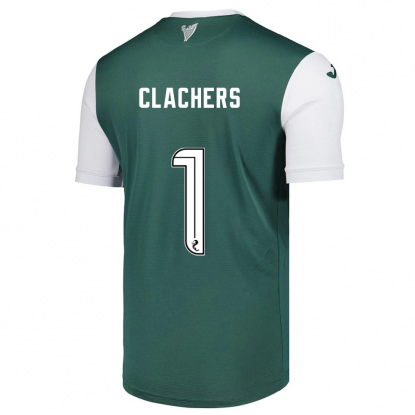 Danxen Niño Camiseta Erin Clachers #1 Verde Blanco 1ª Equipación 2025/26 La Camisa México