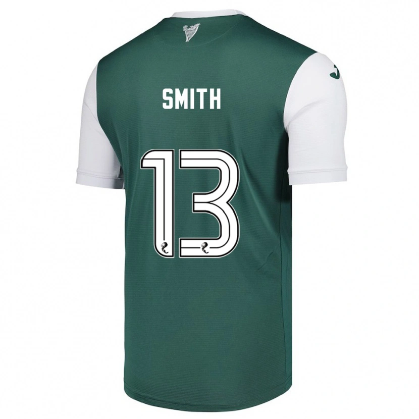Danxen Niño Camiseta Jordan Smith #13 Verde Blanco 1ª Equipación 2025/26 La Camisa México