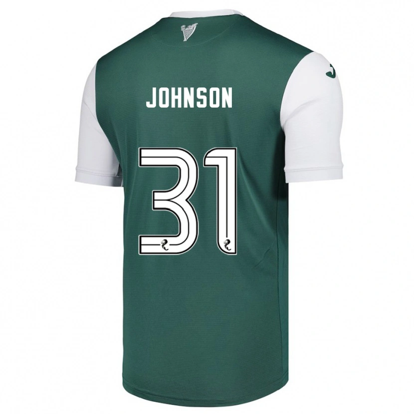 Danxen Niño Camiseta Murray Johnson #31 Verde Blanco 1ª Equipación 2025/26 La Camisa México