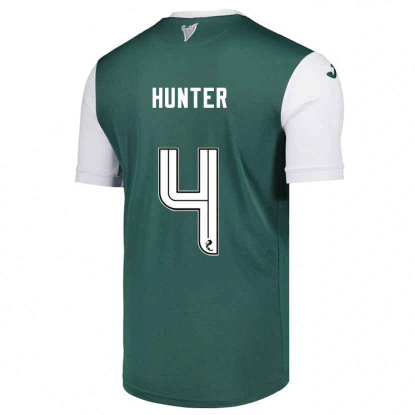 Danxen Niño Camiseta Siobhan Hunter #4 Verde Blanco 1ª Equipación 2025/26 La Camisa México