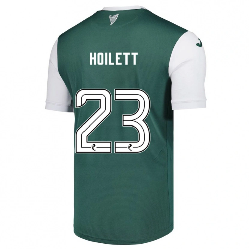 Danxen Niño Camiseta Junior Hoilett #23 Verde Blanco 1ª Equipación 2025/26 La Camisa México