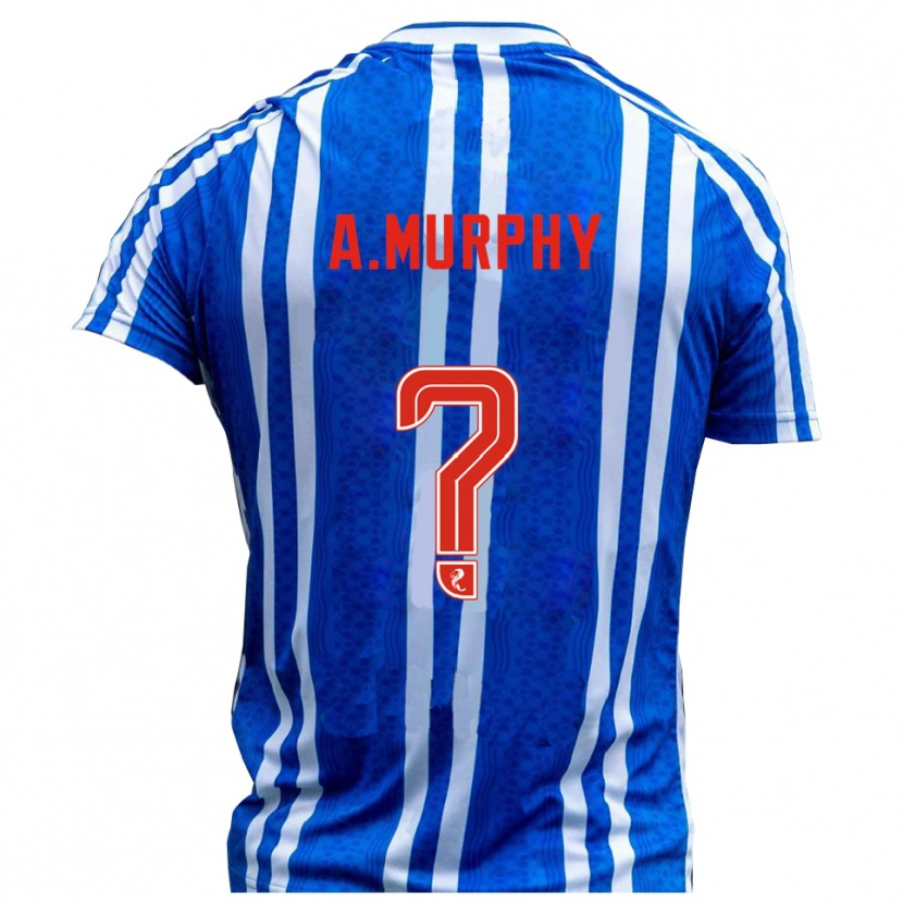 Danxen Niño Camiseta Alannah Murphy #0 Azul Blanco 1ª Equipación 2025/26 La Camisa México