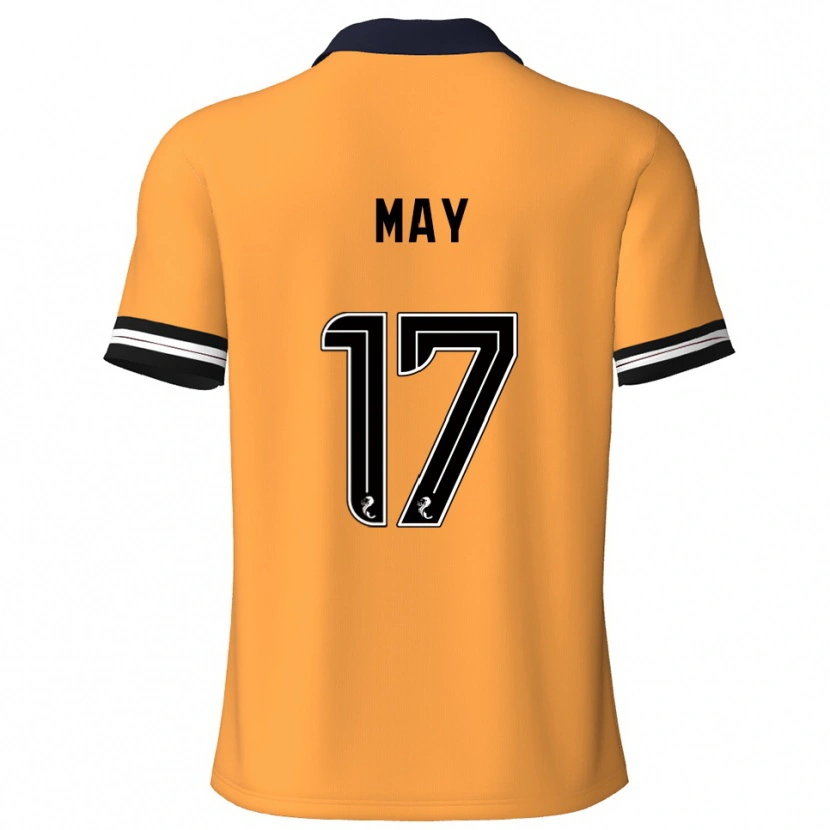 Danxen Niño Camiseta Stevie May #17 Amarillo Negro 1ª Equipación 2025/26 La Camisa México