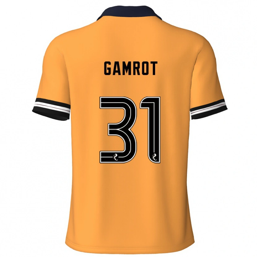 Danxen Niño Camiseta Schenai Gamrot #31 Amarillo Negro 1ª Equipación 2025/26 La Camisa México