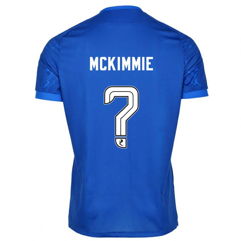 Danxen Niño Camiseta Lucas Mckimmie #0 Azul Blanco 1ª Equipación 2025/26 La Camisa México