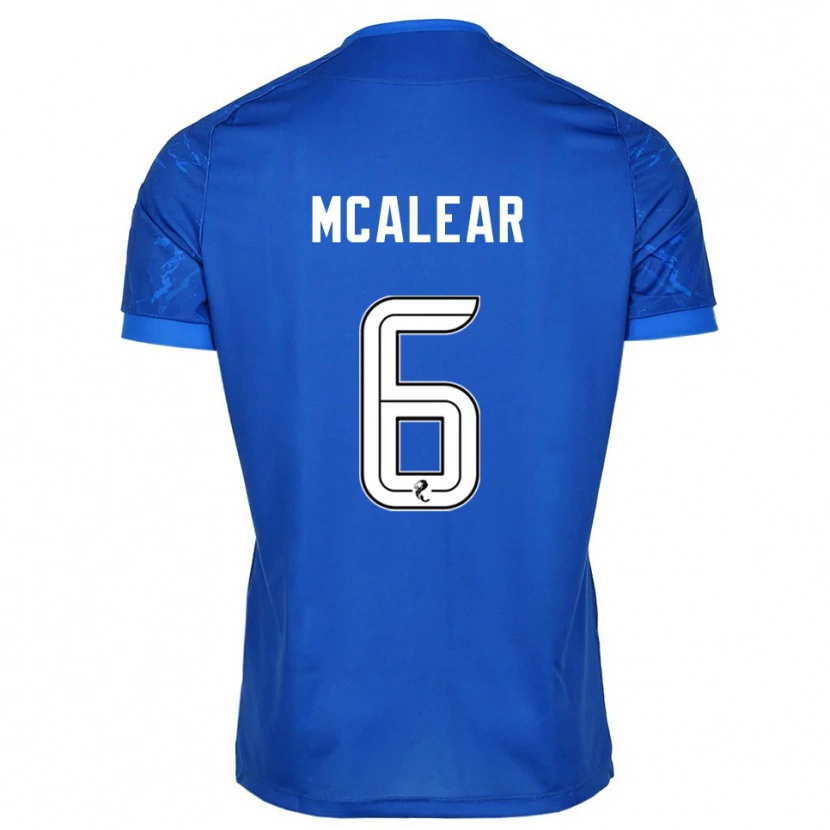 Danxen Niño Camiseta Reece Mcalear #6 Azul Blanco 1ª Equipación 2025/26 La Camisa México