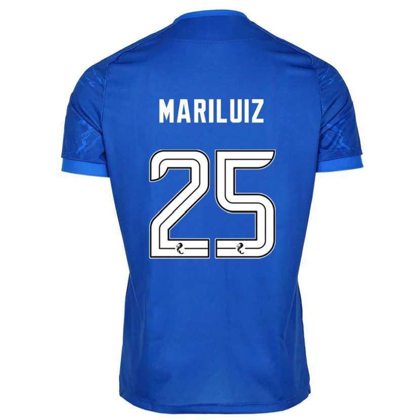 Danxen Niño Camiseta Mariluiz Sanchez #25 Azul Blanco 1ª Equipación 2025/26 La Camisa México