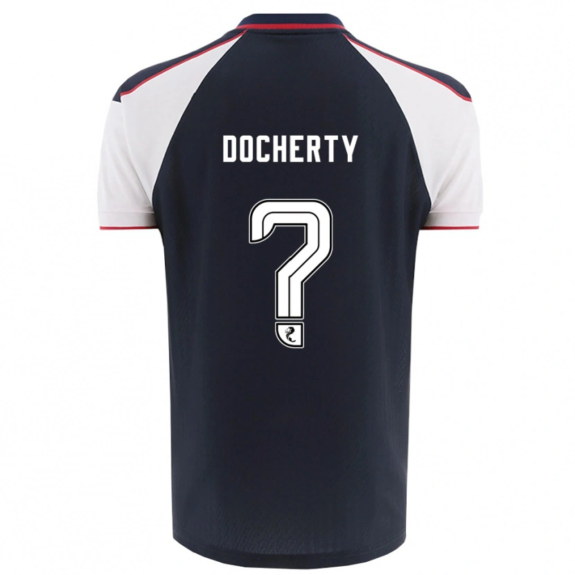 Danxen Niño Camiseta Rachel Docherty #0 Azul Marino Blanco 1ª Equipación 2025/26 La Camisa México