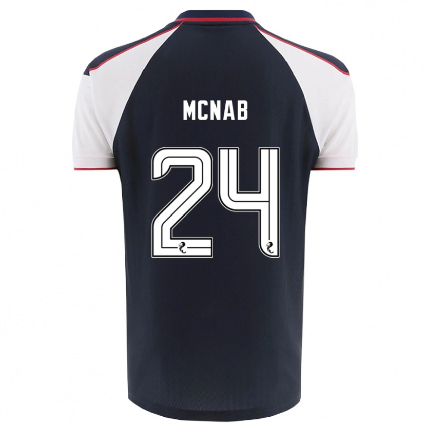Danxen Niño Camiseta Cameron Mcnab #24 Azul Marino Blanco 1ª Equipación 2025/26 La Camisa México