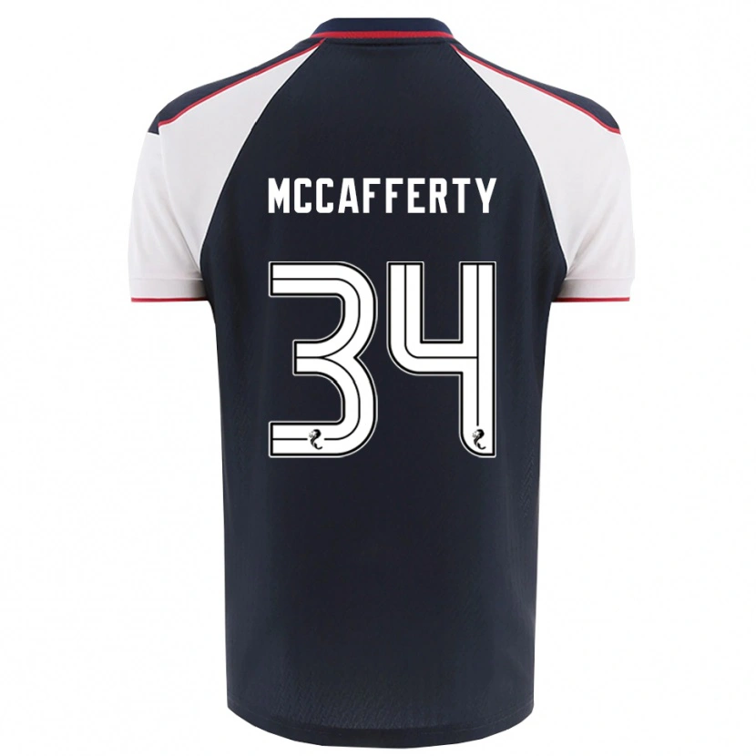Danxen Niño Camiseta Flynn Mccafferty #34 Azul Marino Blanco 1ª Equipación 2025/26 La Camisa México