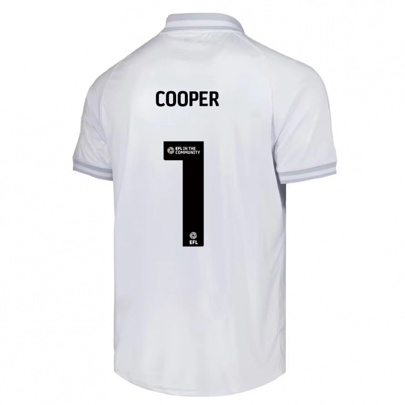 Danxen Niño Camiseta Murphy Cooper #1 Blanco Gris Negro 2ª Equipación 2025/26 La Camisa México