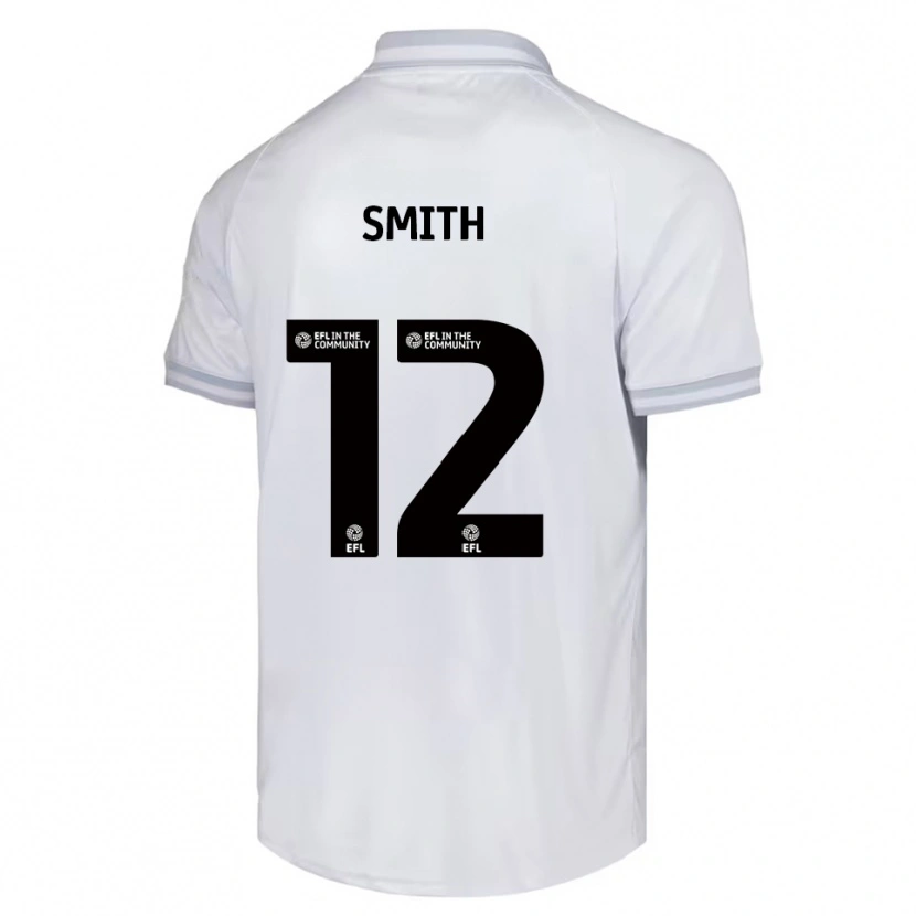 Danxen Niño Camiseta Jackson Smith #12 Blanco Gris Negro 2ª Equipación 2025/26 La Camisa México