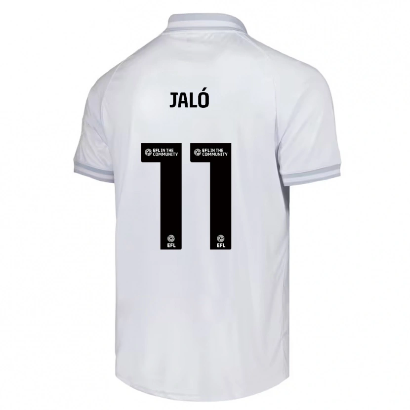 Danxen Niño Camiseta Fábio Jaló #11 Blanco Gris Negro 2ª Equipación 2025/26 La Camisa México