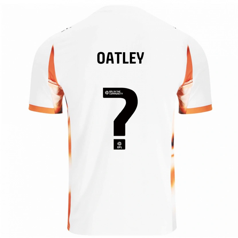 Danxen Niño Camiseta Lauren Oatley #0 Blanco Naranja Negro 2ª Equipación 2025/26 La Camisa México