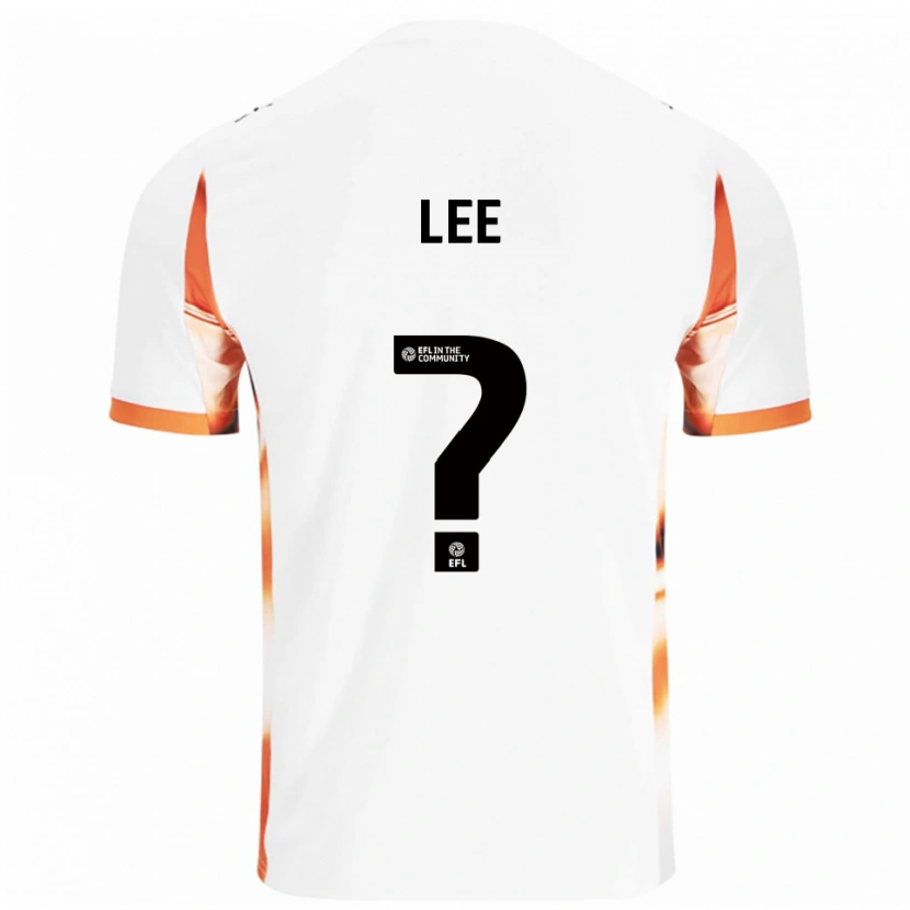 Danxen Niño Camiseta Samantha Lee #0 Blanco Naranja Negro 2ª Equipación 2025/26 La Camisa México