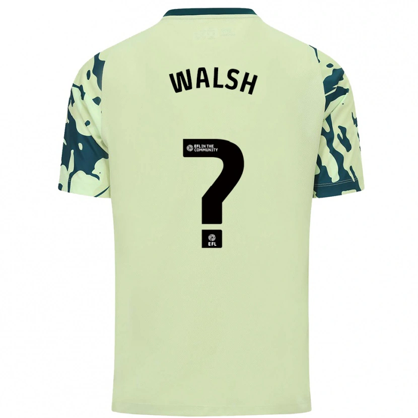 Danxen Niño Camiseta Oliver Walsh #0 Verde Oscuro 2ª Equipación 2025/26 La Camisa México