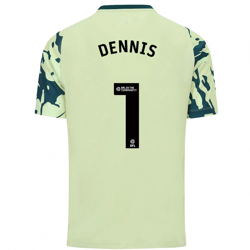 Danxen Niño Camiseta Jake Dennis #1 Verde Oscuro 2ª Equipación 2025/26 La Camisa México