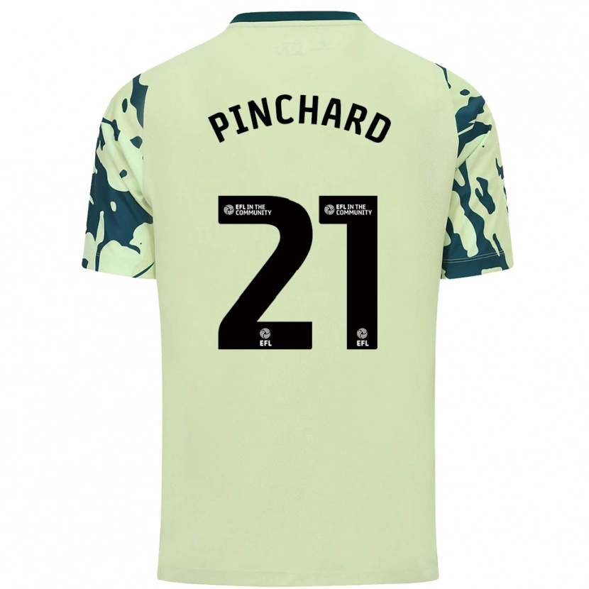 Danxen Niño Camiseta Cerys Pinchard #21 Verde Oscuro 2ª Equipación 2025/26 La Camisa México
