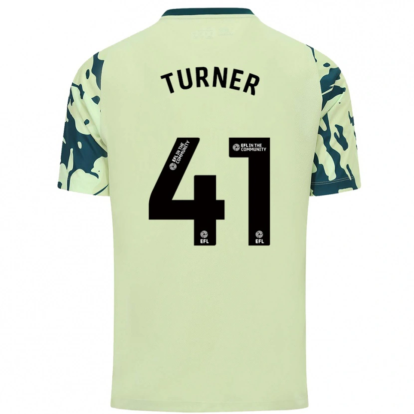 Danxen Niño Camiseta Matthew Turner #41 Verde Oscuro 2ª Equipación 2025/26 La Camisa México