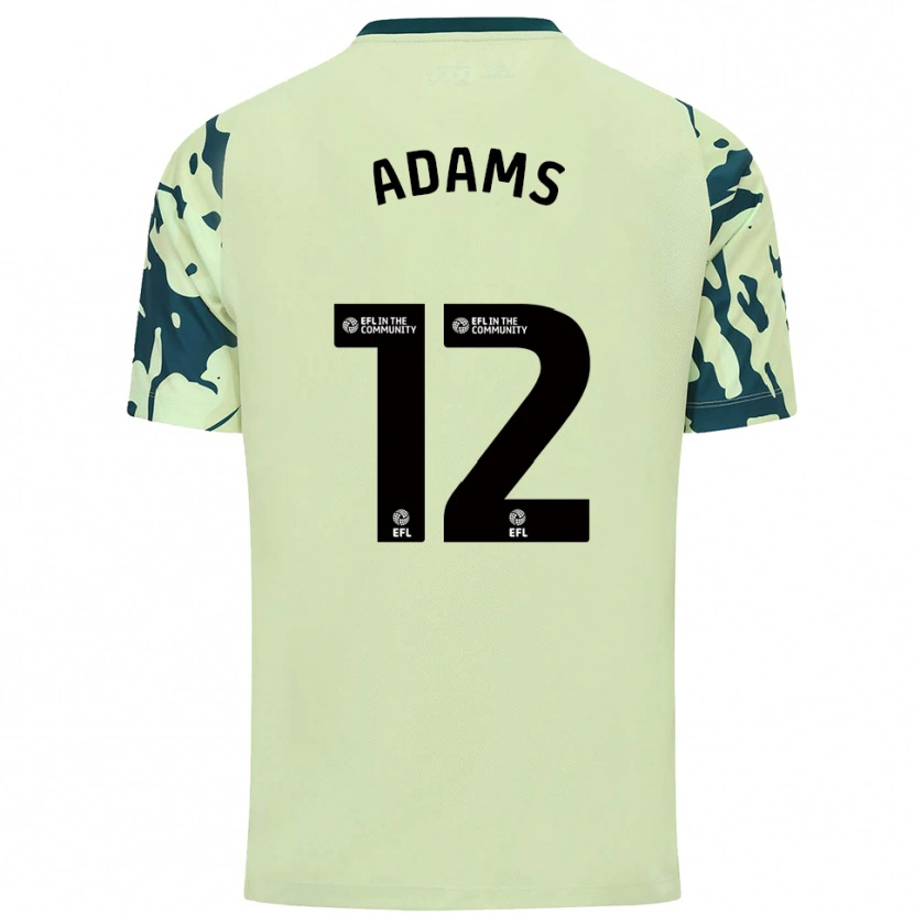 Danxen Niño Camiseta Kelly Adams #12 Verde Oscuro 2ª Equipación 2025/26 La Camisa México