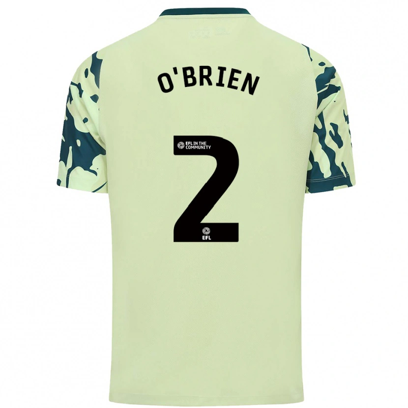 Danxen Niño Camiseta Charlie O'brien #2 Verde Oscuro 2ª Equipación 2025/26 La Camisa México