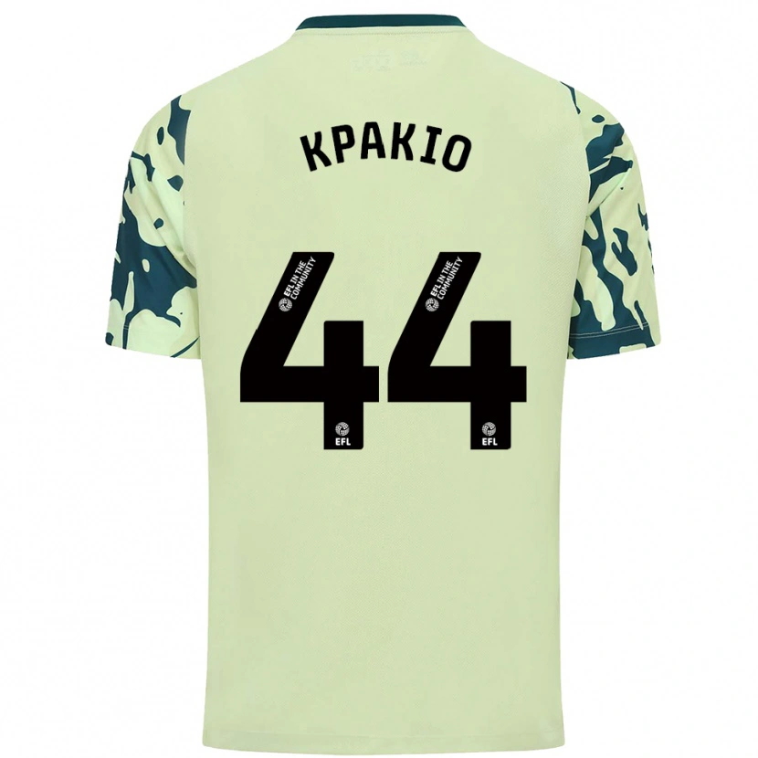 Danxen Niño Camiseta Ronan Kpakio #44 Verde Oscuro 2ª Equipación 2025/26 La Camisa México