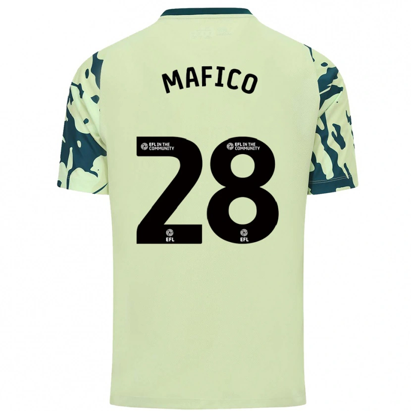 Danxen Niño Camiseta Dakarai Mafico #28 Verde Oscuro 2ª Equipación 2025/26 La Camisa México