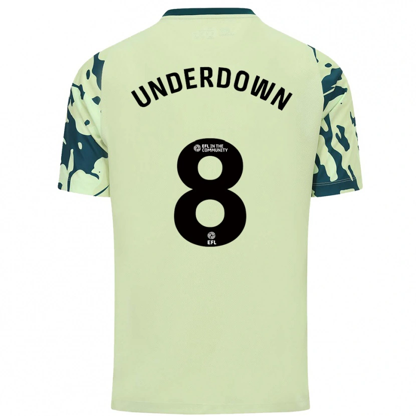 Danxen Niño Camiseta Kanisha Underdown #8 Verde Oscuro 2ª Equipación 2025/26 La Camisa México