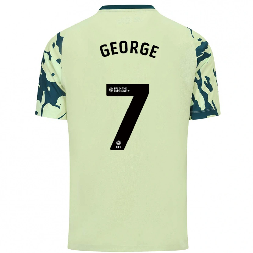 Danxen Niño Camiseta Trey George #7 Verde Oscuro 2ª Equipación 2025/26 La Camisa México