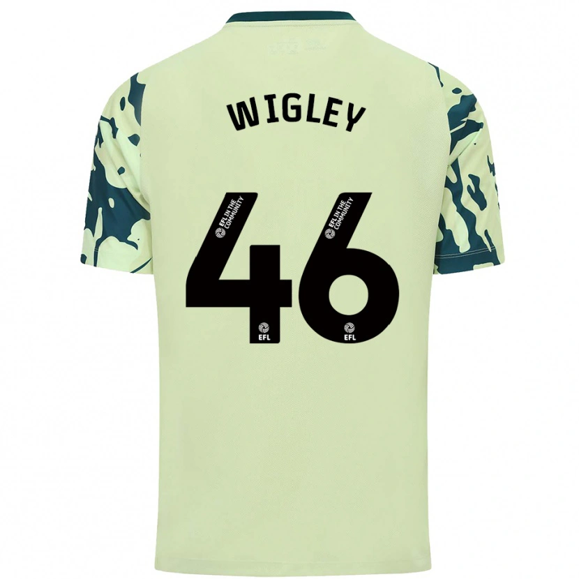 Danxen Niño Camiseta Morgan Wigley #46 Verde Oscuro 2ª Equipación 2025/26 La Camisa México