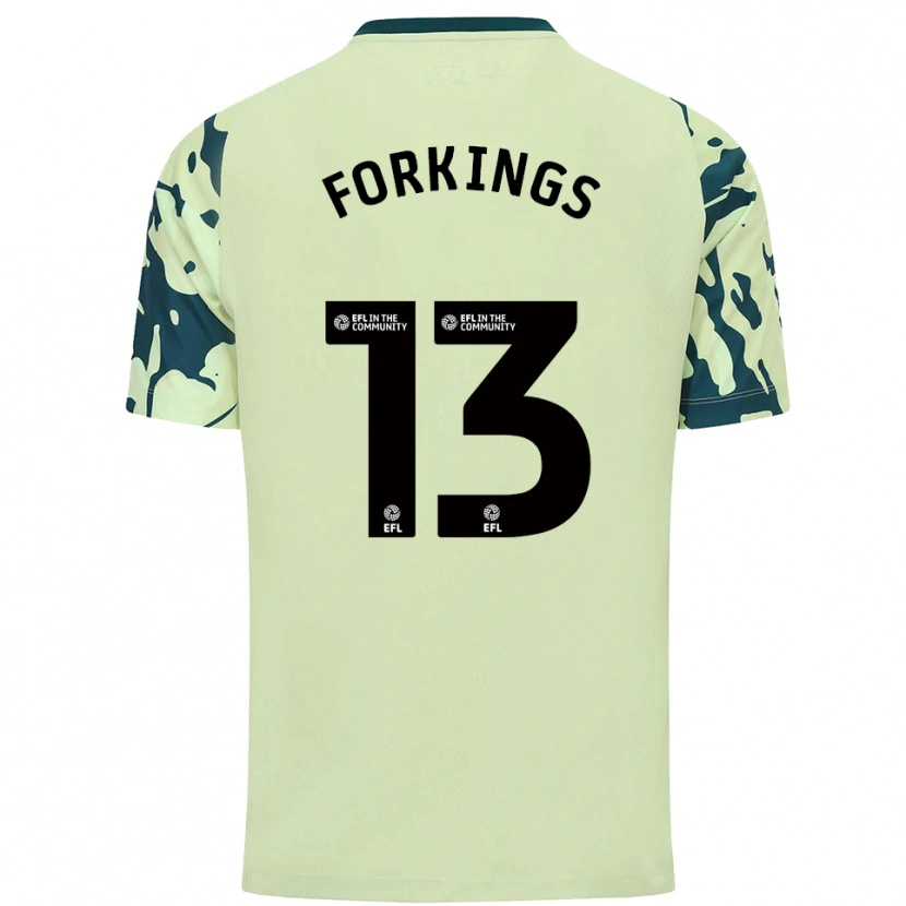 Danxen Niño Camiseta Amelia Forkings #13 Verde Oscuro 2ª Equipación 2025/26 La Camisa México