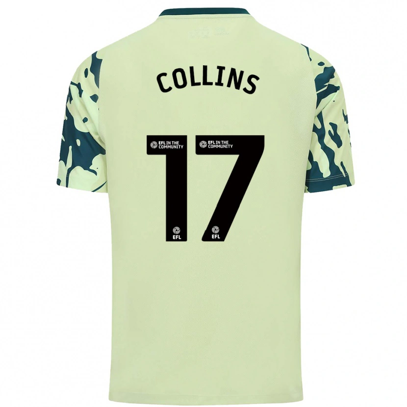 Danxen Niño Camiseta Jamilu Collins #17 Verde Oscuro 2ª Equipación 2025/26 La Camisa México