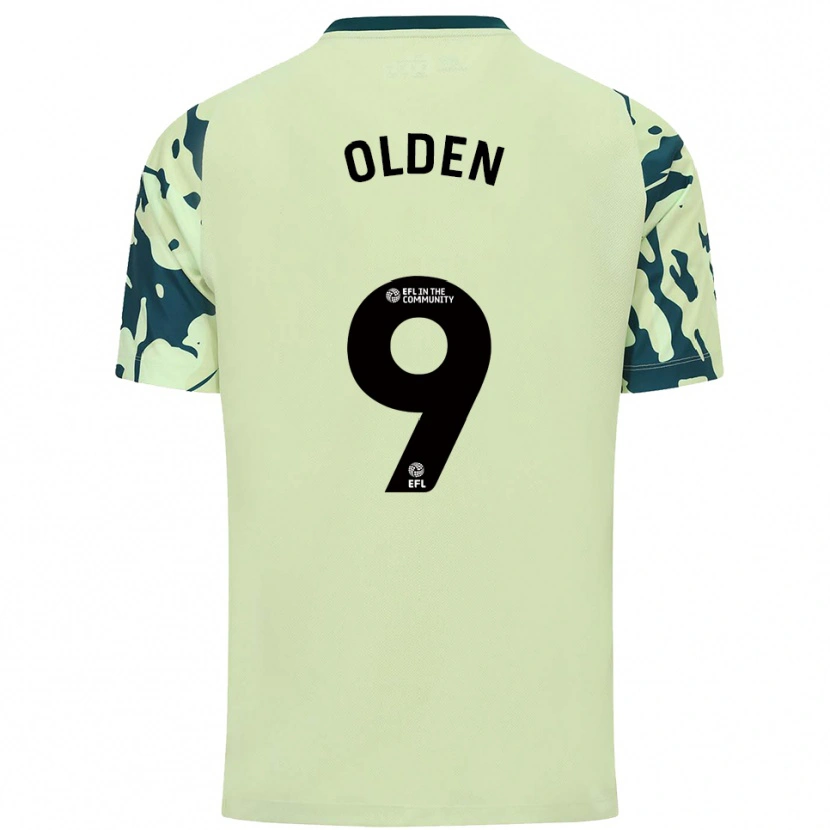 Danxen Niño Camiseta Mackenzie Olden #9 Verde Oscuro 2ª Equipación 2025/26 La Camisa México